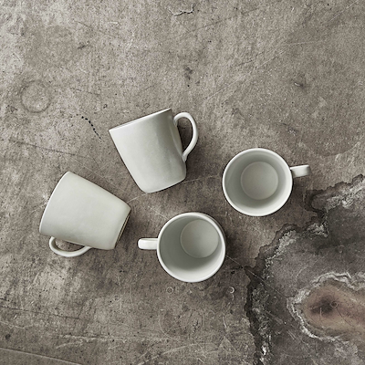 Aida RAW Arctic White krus 35 cl 4 stk