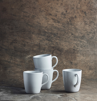 Aida RAW Arctic White krus 35 cl 4 stk