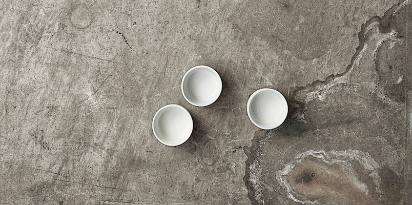 Aida RAW Arctic White miniskåle 3 stk