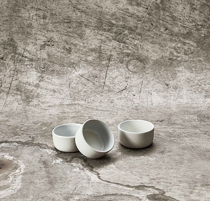 Aida RAW Arctic White miniskåle 3 stk