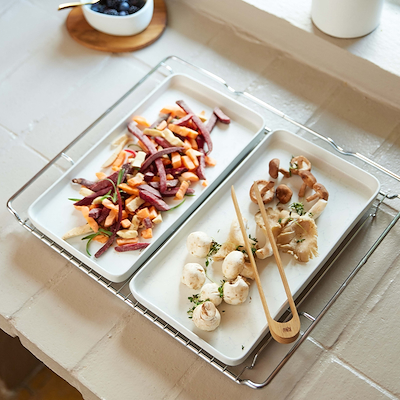 Aida RAW Artic White fad 2 stk