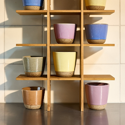 Aida RAW Colour krus uden hank orangeish 20 cl