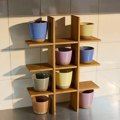 RAW Teak reol 46,5x34,6x10 cm