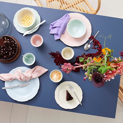 Aida SØHOLM Solvej middagstallerken lyseblå Ø 26,5 cm