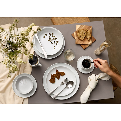 Atelier frokosttallerken white 4 stk Ø22 cm