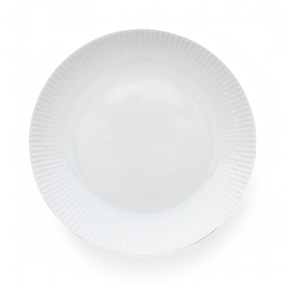 Aida Relief desserttallerkner hvid 4 stk.