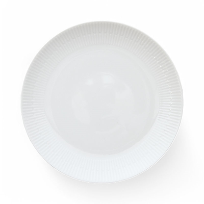 Aida Relief tallerken hvid Ø27 cm 4 stk.