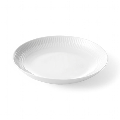 Aida Relief dyb tallerken hvid Ø22 cm 4 stk.
