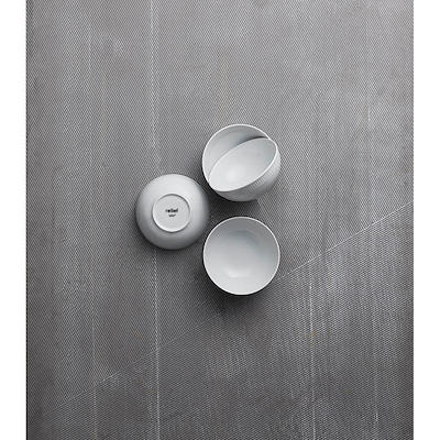 Aida Relief skåle hvid 4 stk.