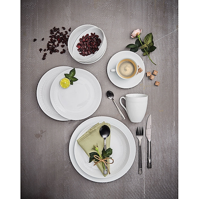 Aida Relief skåle hvid 4 stk.