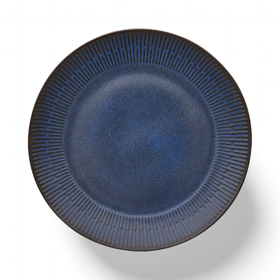 Aida Relief middagstallerken blue Ø27 cm