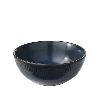 Aida Relief skål blue Ø14 cm