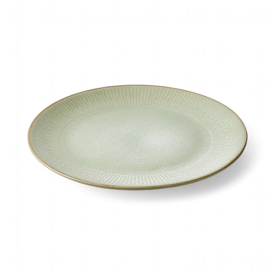 Aida Relief middagstallerken grøn Ø27 cm