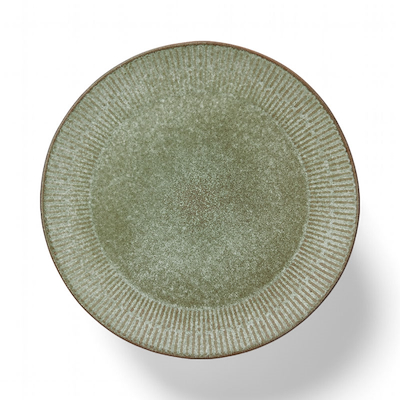 Aida Relief middagstallerken grøn Ø27 cm