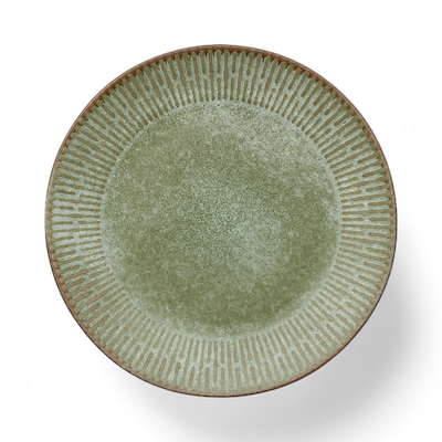 Aida Relief frokosttallerken grøn Ø22 cm