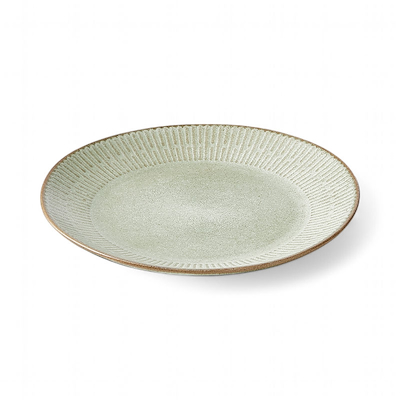 Aida Relief frokosttallerken grøn Ø22 cm