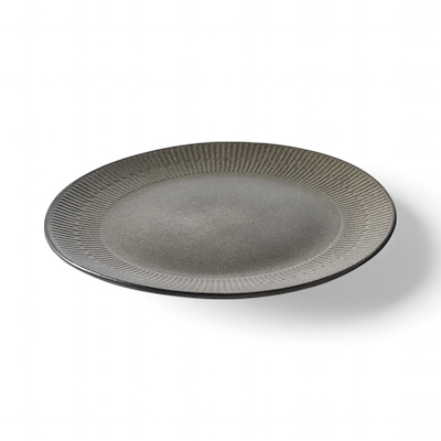 Aida relief middagstallerken grå Ø27 cm