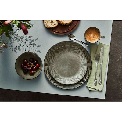 Aida Relief frokosttallerken grå Ø22 cm