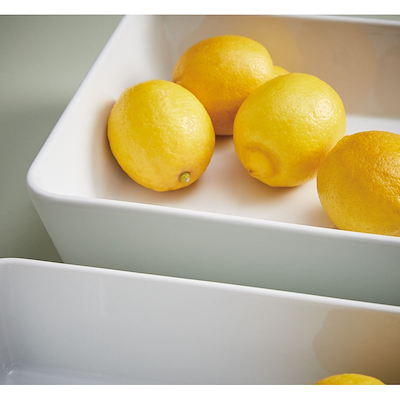 Aida Aroma fad hvid 35x25 cm