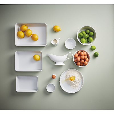 Aida Aroma fad hvid 35x25 cm