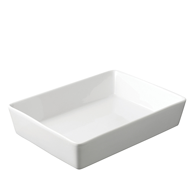 Aida Aroma rektangulært fad hvid 30x22 cm