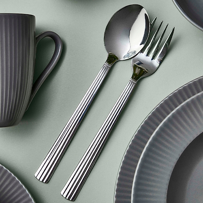 Aida Groovy  bestiksæt 48 dele rustfrit stål