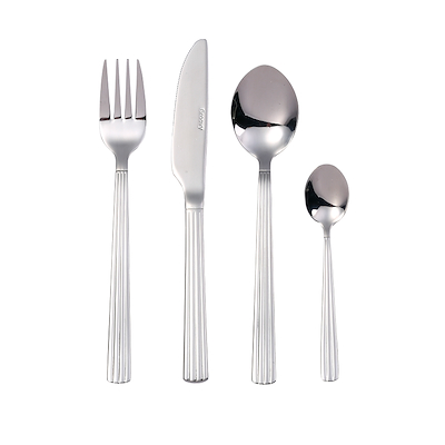 Aida Groovy bestiksæt 48 dele rustfrit stål