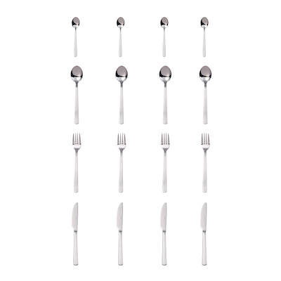 Aida Groovy bestiksæt 16 dele rustfrit stål