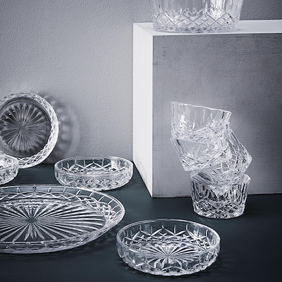 Aida Harvey desserttallerkener glas 6 stk