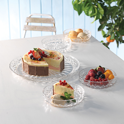 Aida Harvey desserttallerkener glas 6 stk