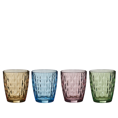 Aida Mosaik drikkeglas multifarvet 34 cl