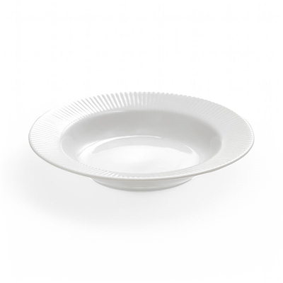 Aida Groovy suppetallerken hvid 1 stk. 22 cm