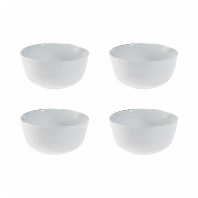 Aida Groovy skål hvid 1 stk. 14 cm