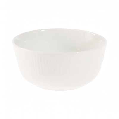 Aida Groovy skål hvid 1 stk. 14 cm