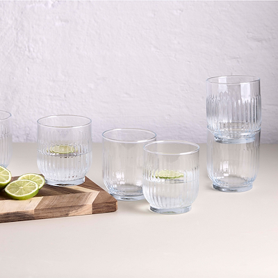 Aida Mosaic glas klar 6 stk. 33 cl