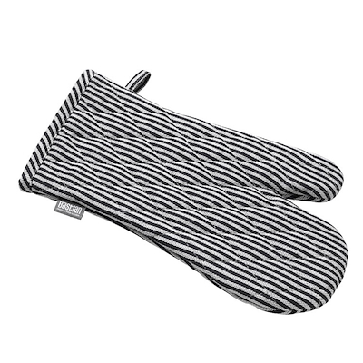 Bastian Tekstiler Jumbo grillhandske sort/natur 33 x 18 cm