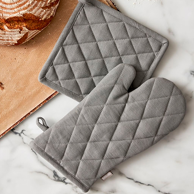 Bastian Tekstiler grydelap lysegrå 22,5 cm