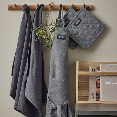 Pillivuyt Recycle grydelap grå 22,5x22,5 cm