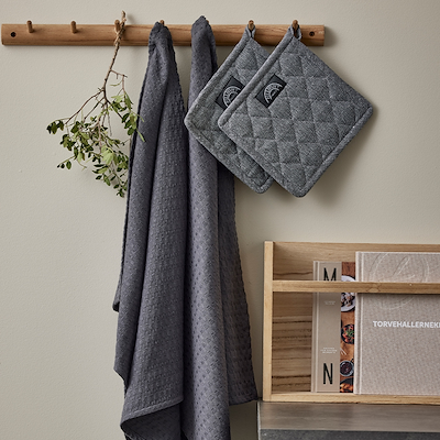 Pillivuyt Recycle grydelap grå 22,5x22,5 cm