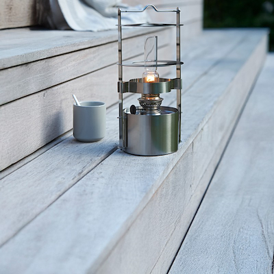 Stelton EM skibslampe rustfrit stål H 34 cm