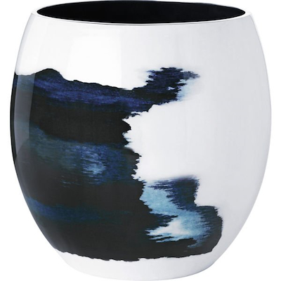 Stelton Stockholm Aquatic vase hvid/blå 22,5 cm