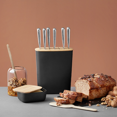 RIG-TIG Box-IT Smørboks Sort/Bambus