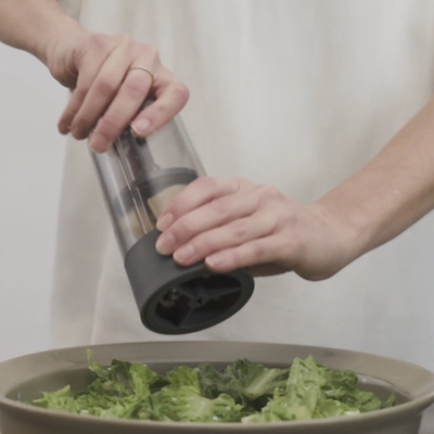 RIG-TIG CHEESE-IT parmesankværn grå med låg