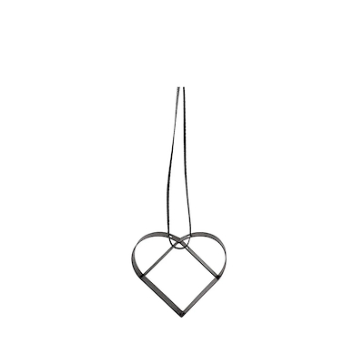 Stelton Figura Ornament Hjerte Lille Sort 5 cm