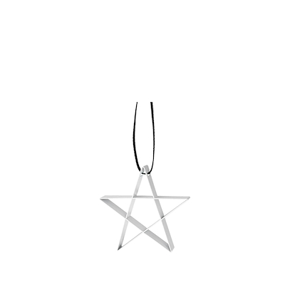 Stelton Figura ornament juletræ lille hvid 5 cm