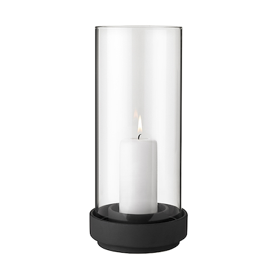 Stelton Classic hurricane lysestage sort H29 cm