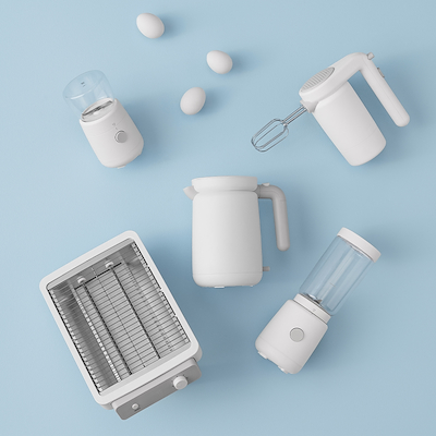 RIG-TIG FOODIE elektrisk kaffekværn hvid 180 watt