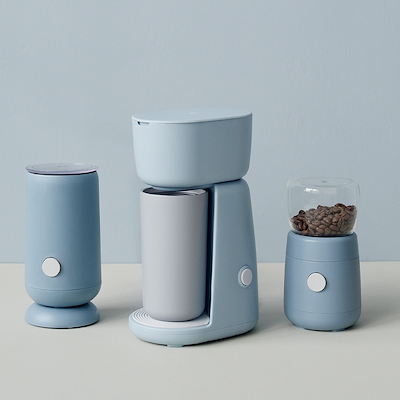 RIG-TIG Foodie Single Cup Kaffemaskine Light Blue