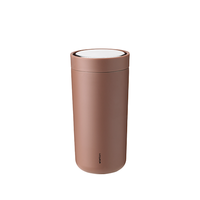Stelton To Go Click termokop 0,4 liter soft rust