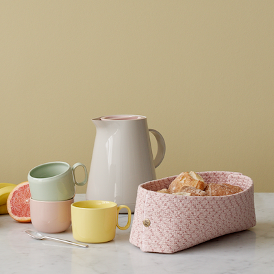 RIG-TIG Knit-it brødkurv rosa